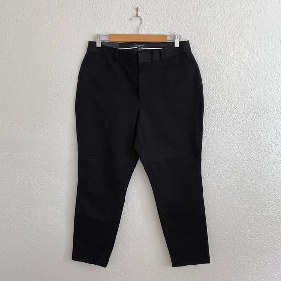 Banana Republic Curvy Sloan Slimming Bi-Stretch Pants Black Size 12 NWT - Picture 3 of 10